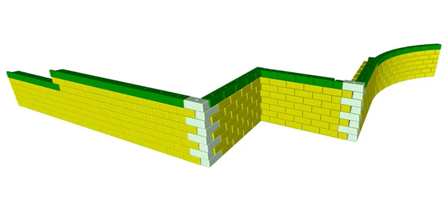 GEO5 Software - Posouzení gabionových zdí a zdí z prefabrikovaných bloků a dílců
